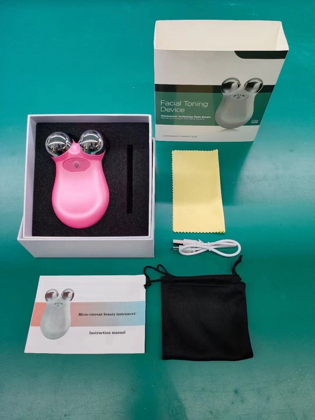 Microcurrent RF Beauty Massager Instrument