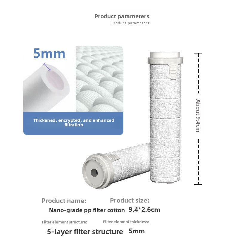 Pressurized Filter Shower Head with 5 Spray Modes